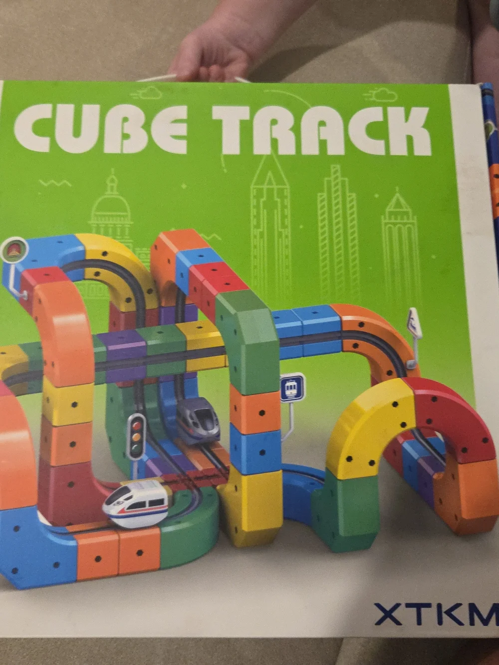 NEW 123-Piece Infinity Racer Magnetic Train Set | STEM Toy | Ages 3-8